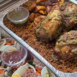 Assorted Jollof Rice Plater